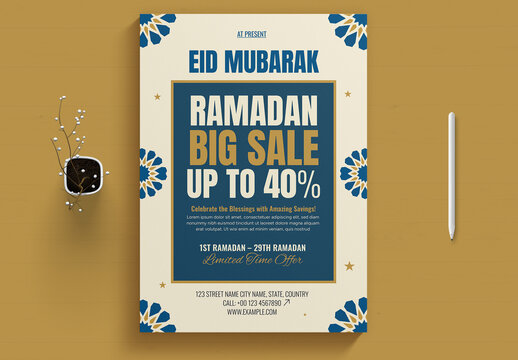 Ramadan Big Sale Flyer