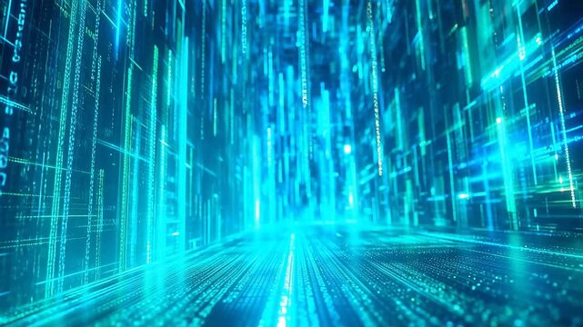 Digital data streams in a virtual space