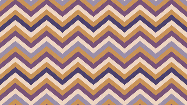 Abstract chevron pattern with autumnal colors for graphic design