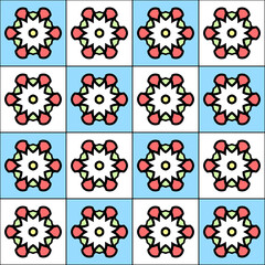 Obraz premium Traditional Decorative Flower Mandala Pattern