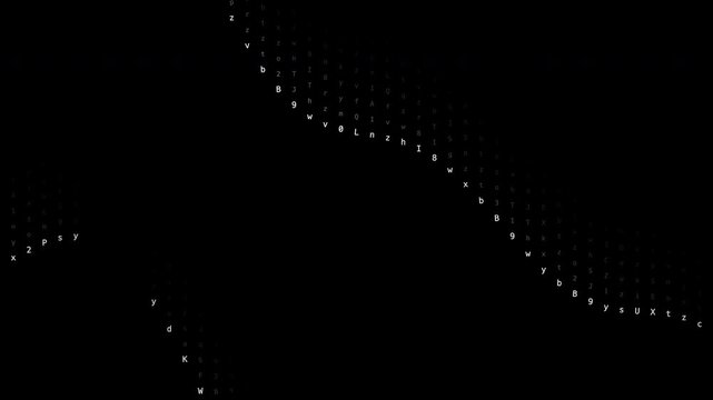 Animated abstract background featuring triangle particles flowing through dynamic vector field with geometric motion and data visualization aesthetics. Ideal for motion graphics, technology visuals.