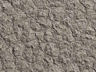Jagged grey stone texture with deep crevices and weathered organic details