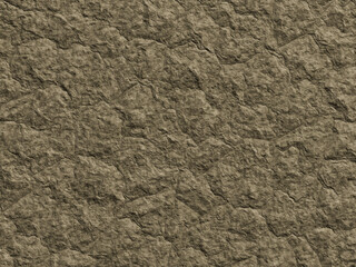 Fototapeta premium Earthy brown stone wall texture featuring natural mineral deposits and crevices