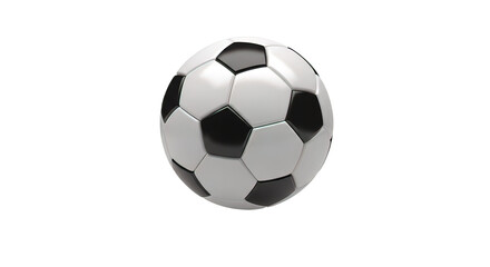 Fototapeta premium Black and White Soccer Ball Closeup.