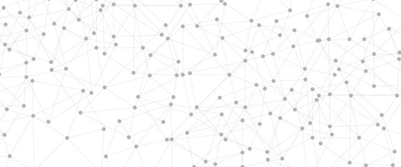 Abstract technology dot and line connection digital hi tech design concept background. Space for text. Vector illustration © Rayhan