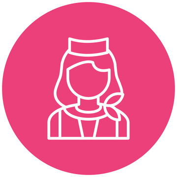 Flight Attendant Icon