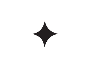 Fototapeta premium Black Sparkle Icon
