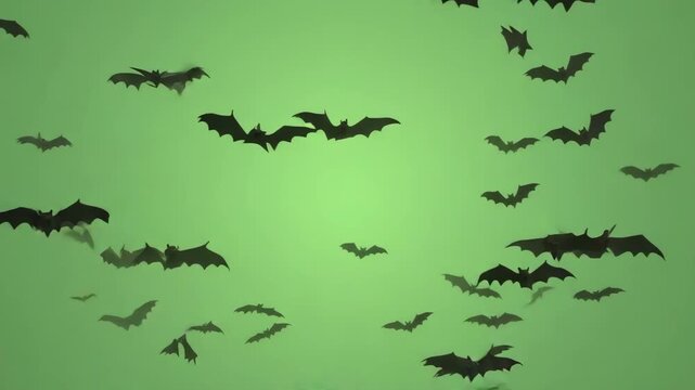 halloween background with bats