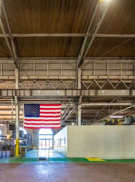 Locomotive repair shop in Georgia