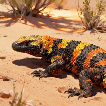 Gila Monster Heloderma suspectum
