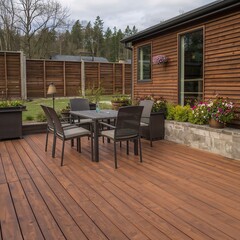 Products made from recycled plastics used in decking fencing and