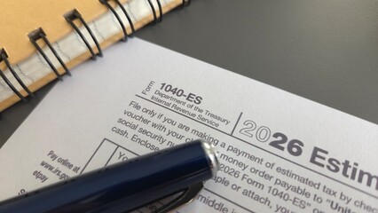 Form 1040-ES &ndash; Estimated Tax for Individuals