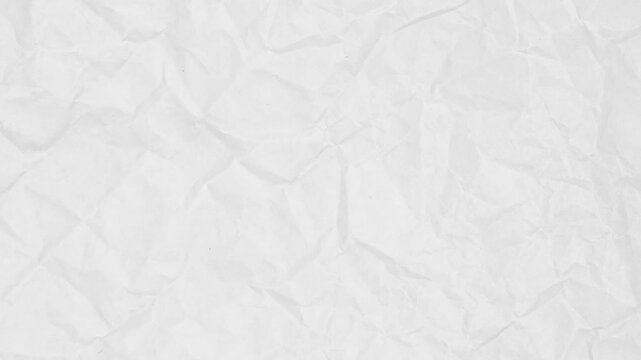 white paper texture pattern stop motion animation background. Crumpled vintage abstract texture. paper texture moving background video effect. grungy backgrounds and copy space 4K stock video.
