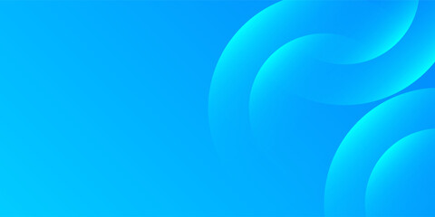 Trendy abstract composition with blue gradients and dynamic circular shapes, ideal for technology, business, and creative backgrounds.