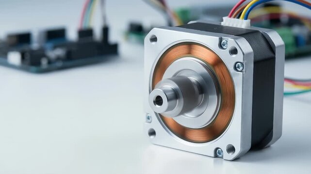 Next gen precision engineering robotics solution with advanced stepper motor component for efficient electric motor and mechanical engineering