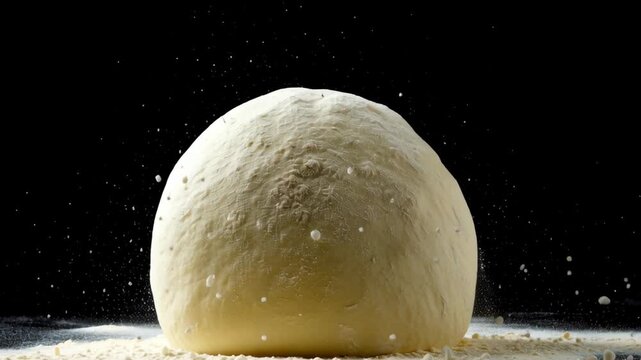 Dough preparation process for bread making in a kitchen setting