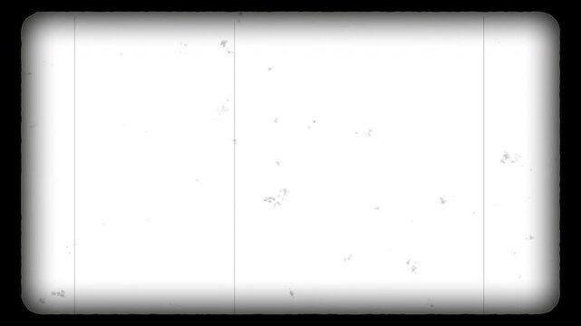 Old Real hard 8 mm movie film scratches frame