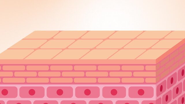 kincare Hydration Failure Animation Showing Water Molecules Bouncing Off Skin Barrier