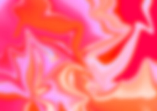Vibrant Abstract Pink Orange Blurred Background.