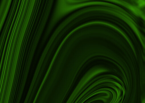 Green swirling abstract background texture design.