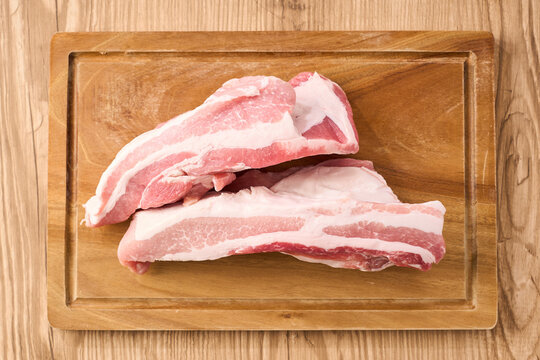 豚バラブロック 生の豚バラ肉