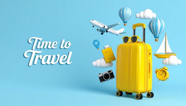 Travel essentials illustration
