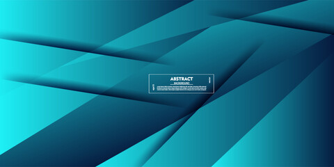 Fototapeta premium Abstract blue background design concept with overlapping shapes and shadow elements. Vector Eps10