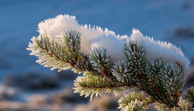 Nahaufnahme Einer Seltenen Spanischen Tanne Abies Pinsapo Mit Eis Und Schnee Im Winter