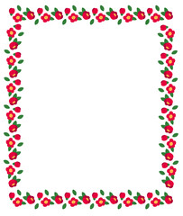Obraz premium flower frame4