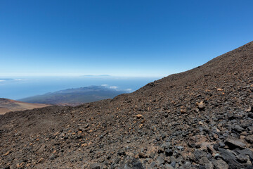 Teide volcano in Santa cruz of Tenerife, Canary islands. Spain
