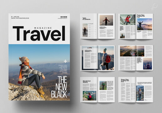 Travel Magazine Template