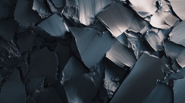 High Fidelity Texture Background of Polished Polysilicon Material