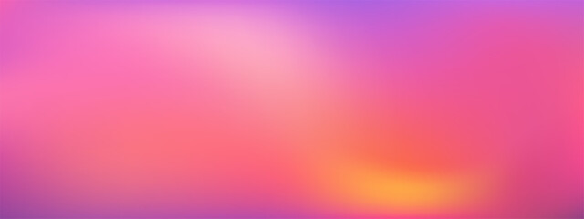 Fototapeta premium Sunset gradation gradient background with gentle pink and violet tones glowing like dreamy sky. This sunset gradation feels elegant and light.