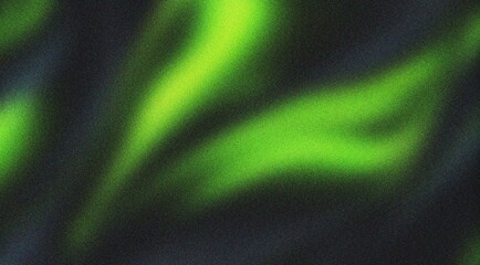 Abstract green light with grainy texture creates mesmerizing aurora effect © Design Point