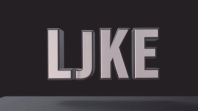 Expressive 3D Like Text Motion Graphic Animation (Light Smoke Effect) For Social Media