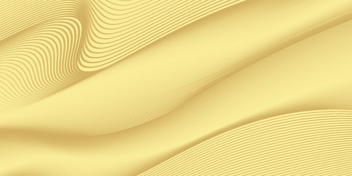 Contemporary technology cover design set. Luxury gold background line pattern (guilloche curves). Premium golden vector tech backdrop for business template, digital certificate