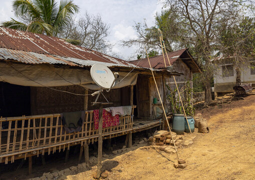 House in a village, Chittagong Division, Rowangchhari, Bangladesh
