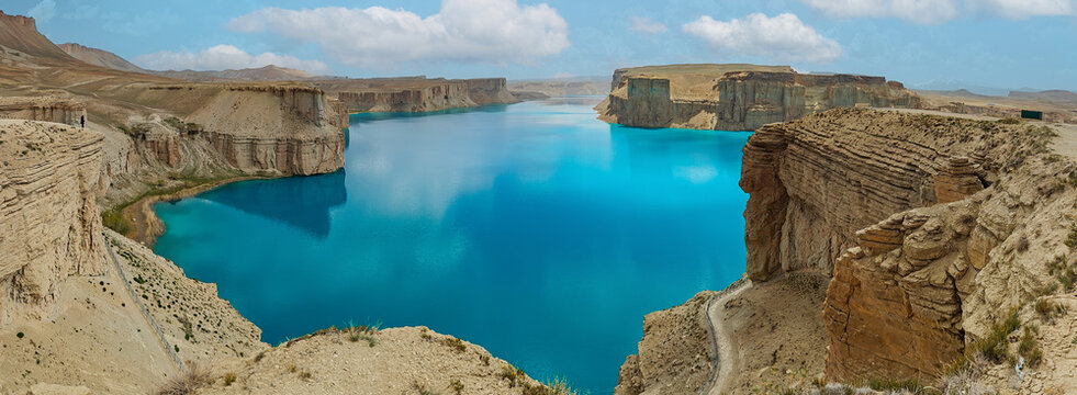 Band-e Amir, Afghanistan - often called the Grand Canyon of Afghanistan, Band-e Amir is one of the most beautiful natural parks of the Central Asia and the most famous one in Afghanistan 

