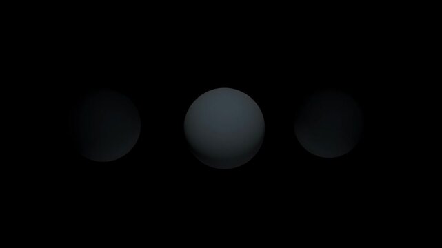 Business Focus Concept Highlighted Sphere Minimal 3D Animation