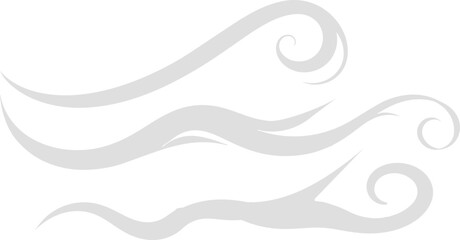 シンプルな風のアイコン