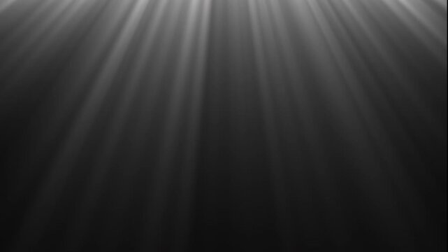 White light rays shining from above on alpha channel