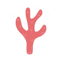 hand draw pink coral reef © me