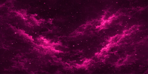 Abstract a mesmerizing cosmic display unfolds, painted with streaks of vibrant pinks and deep purples, evoking a sense of wonder and the vastness of the universe. © Graph Rover