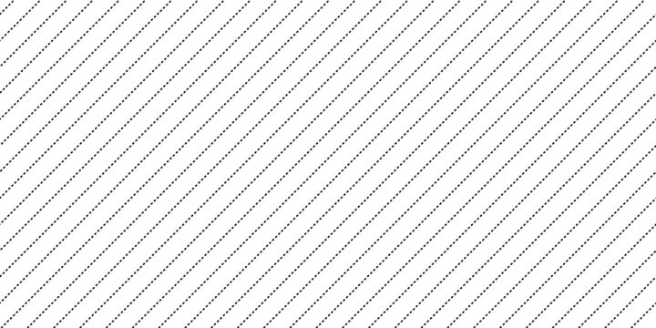 Slash line footer for dot pattern vintage and thin straight diagonal. Background geometric small for vector black stroke and texture white abstract. Slash angled aslant for dot dash design.