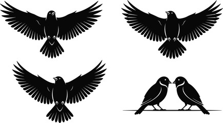 Naklejka premium Set of hand drawn vintage bat illustrations in black and white engraving style for Halloween decor, spooky gothic design, or dark nature occult graphic projects.