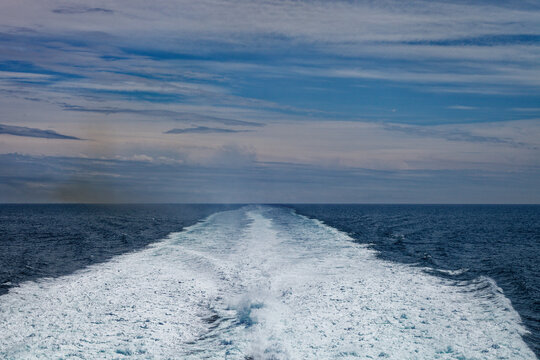 Le sillage du navire