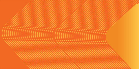 Modern orange abstract Minimal pattern background. Vibrant gradient geometric lines. © Lia