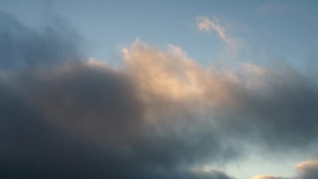 Beautiful multi colored sunset landscape image with vibrant tones for use as background or in composite images