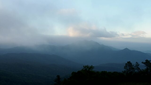 beautiful nature landscape scenes at maggie valley north Thailand