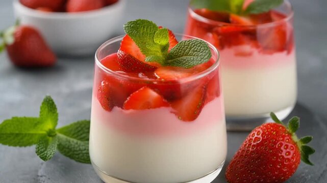 S&uuml;&szlig;es mit Erdbeeren